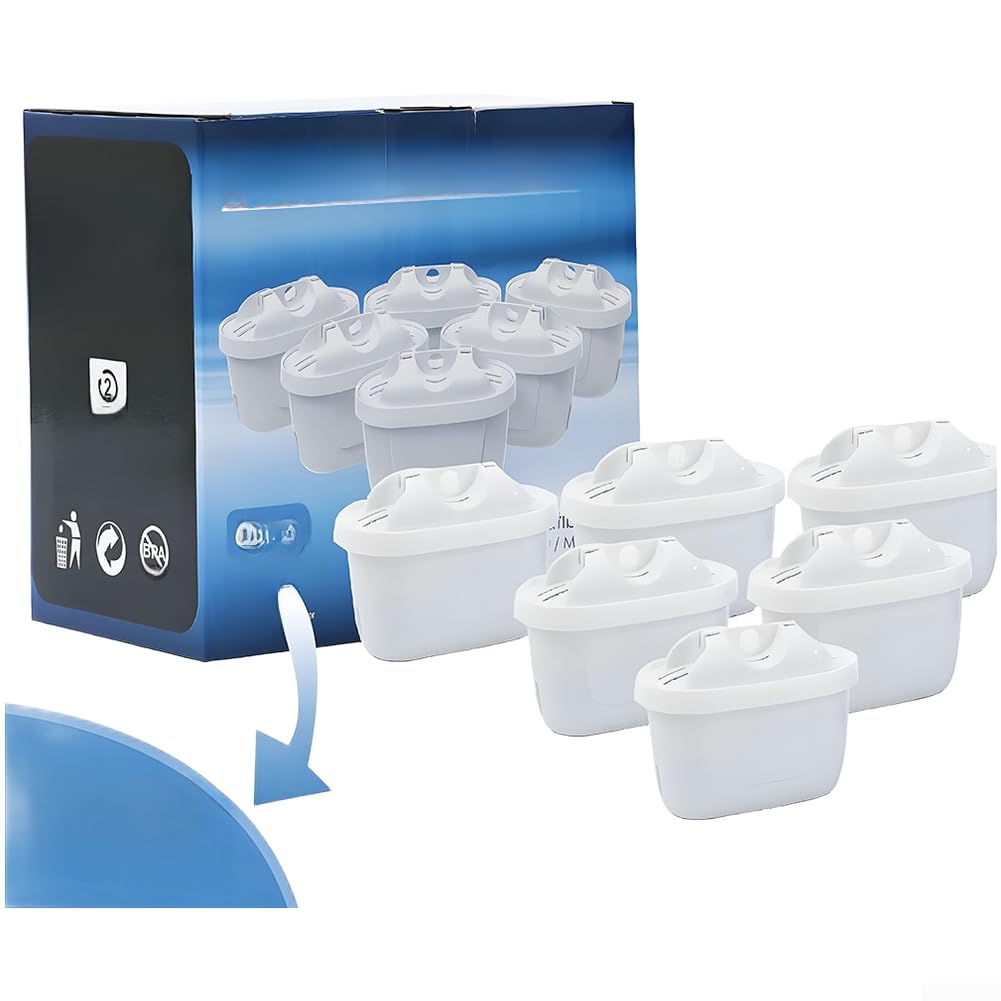 Cartuchos de filtro para jarras de agua MAXTRA Pro con protección contra la cal x6