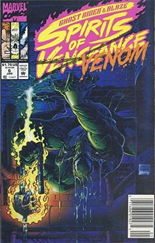 Ghost Rider/Blaze: Spirits of Vengeance #6 (Newsstand) FN ; Marvel comic book | Venom