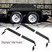 2 Pack Heavy Duty 14-Gauge Steel Tandem Axle Trailer Fenders – 72-7/8