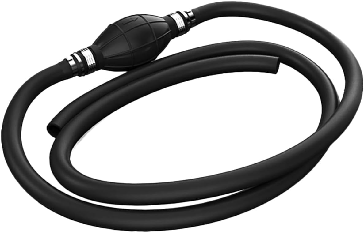 Mikinona High Flow Hand Pump for Fuel Transfer with Siphon Hose Inner Lightweight Car Oil and Liquid Transfer Tool