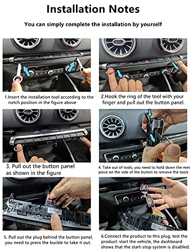 Auto Start Stop Memory Module Compatible with Audi Q3/A3/A6/A4/Q5L/S5/S3/Q2L/A5,Automatic Start-Stop System Last Setting Retention Cable (for Q3 19-21)