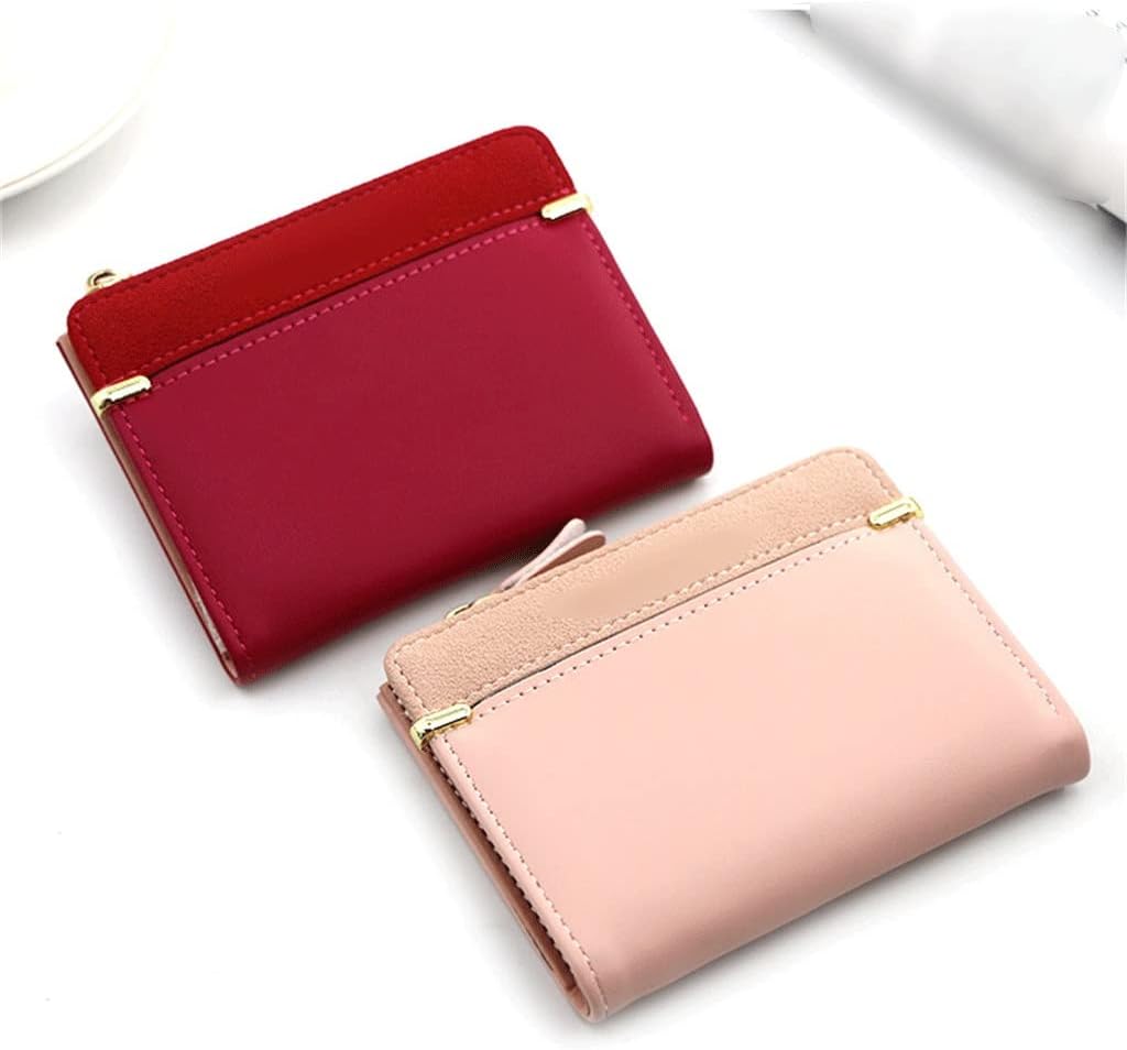 HBJWOV Women's Wallets Short Female Money Purse Purses Card Holder Small Ladies Wallet Hasp Mini Clutch(D)