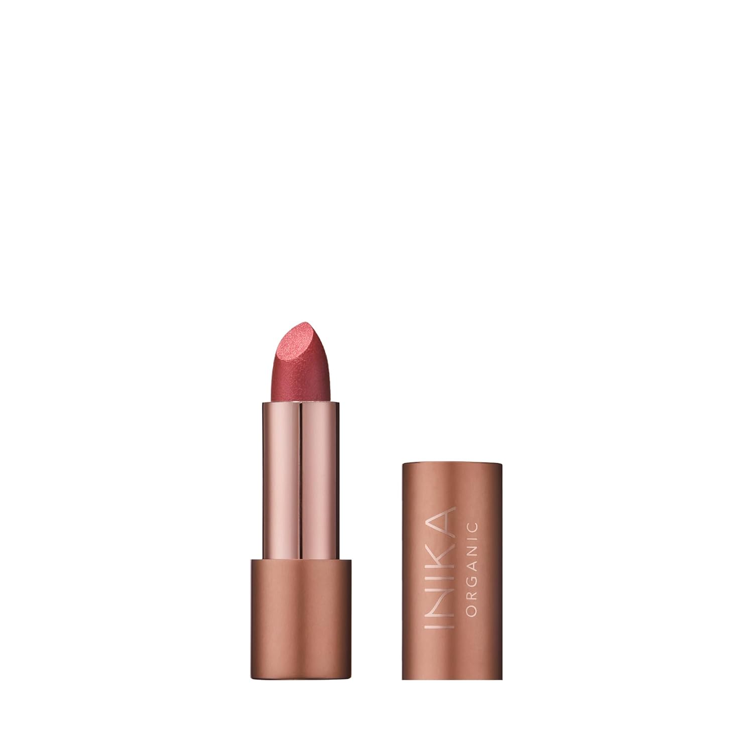 INIKA Organic Lipstick | Non-Toxic, Vegan and Cruelty-Free Makeup Enriched with Jojoba Oil, Moisturizing Shea Butter and Long-Lasting Pigment | Auburn