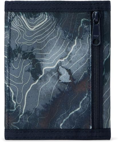 Image of Dakine Trifold Wallet for Men, Vert Rail Wallet RFID Blocking, Slim Durable Mens Wallet with Coin Pocket, Hook & Loop Closure, Sub Topo