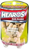 Hearos Ultimate Softness Series Ear Plugs, 8 Pair with Free Case