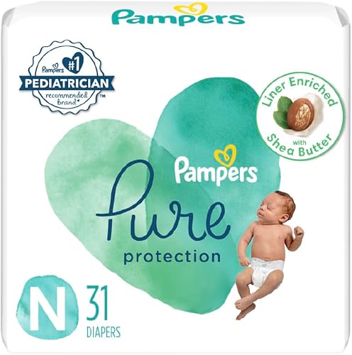 Vista 30 de Pampers Pure Protection - Pañales prémium desechables e hipoalergénicos para bebé, talla 3, 66