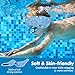 HeySplash Swimming Headband, Swimming Earplugs Ear Band Swimmer Ear Protection Kids Ear Plugs, Neoprene Ear Guard and Hair Guard for Kids Toddlers, Hold Earplugs in, S, Full Light Blue Dolphin