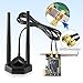 Eightwood Dual Band WiFi Antenna 2.4GHz 5GHz RP-SMA WiFi Antennae with 6.5ft Extension Cable for PC Desktop Computer PCI PCIe WiFi Bluetooth Card Wireless Network Router