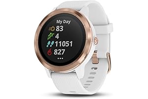 Garmin vívoactive 3 GPS Smartwatch with Contactless Payments and Built-in Sports Apps, 1.2", Rose Gold