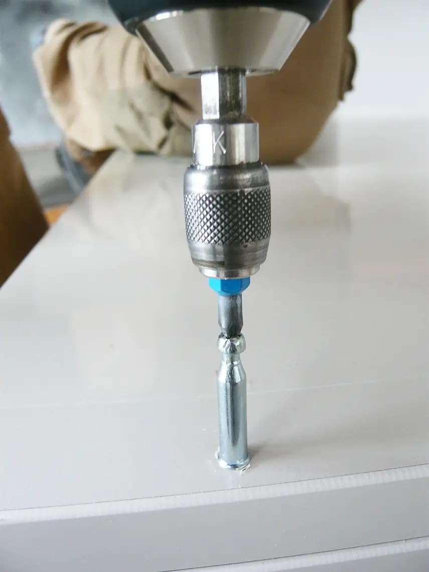 KNAPP Quick-Set 2 Part Locking Dowel – Self-Tightening for Secure, Durable Woodworking Joints - Ideal for CNC & Versatile Use - Rapid, Glue-Free Assembly - 5 mm/11-100