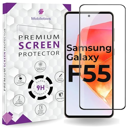 Image of Premium Tempered Glass Screen Protector Guard For Samsung F55 (6.7 Inch, Pack of 1) | Scratch Resistant Edge to Edge Coverage With Easy to installation kit