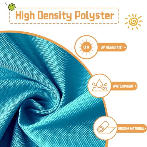 Toile ombrage hydrofuge 5.5x5.5m pour stopper la pluie sur la terrasse