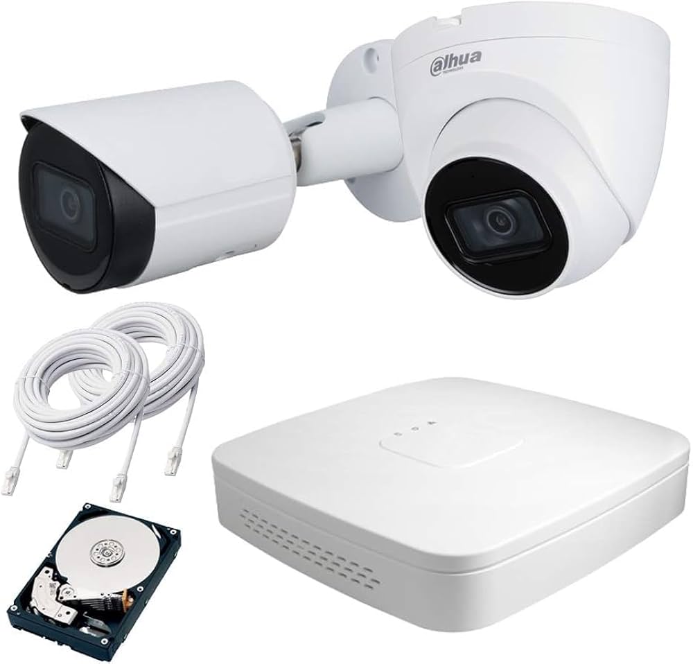 Amazon.co.jp: DAHUA(ダーファ) 500万画素 防犯カメラセット IP 屋内