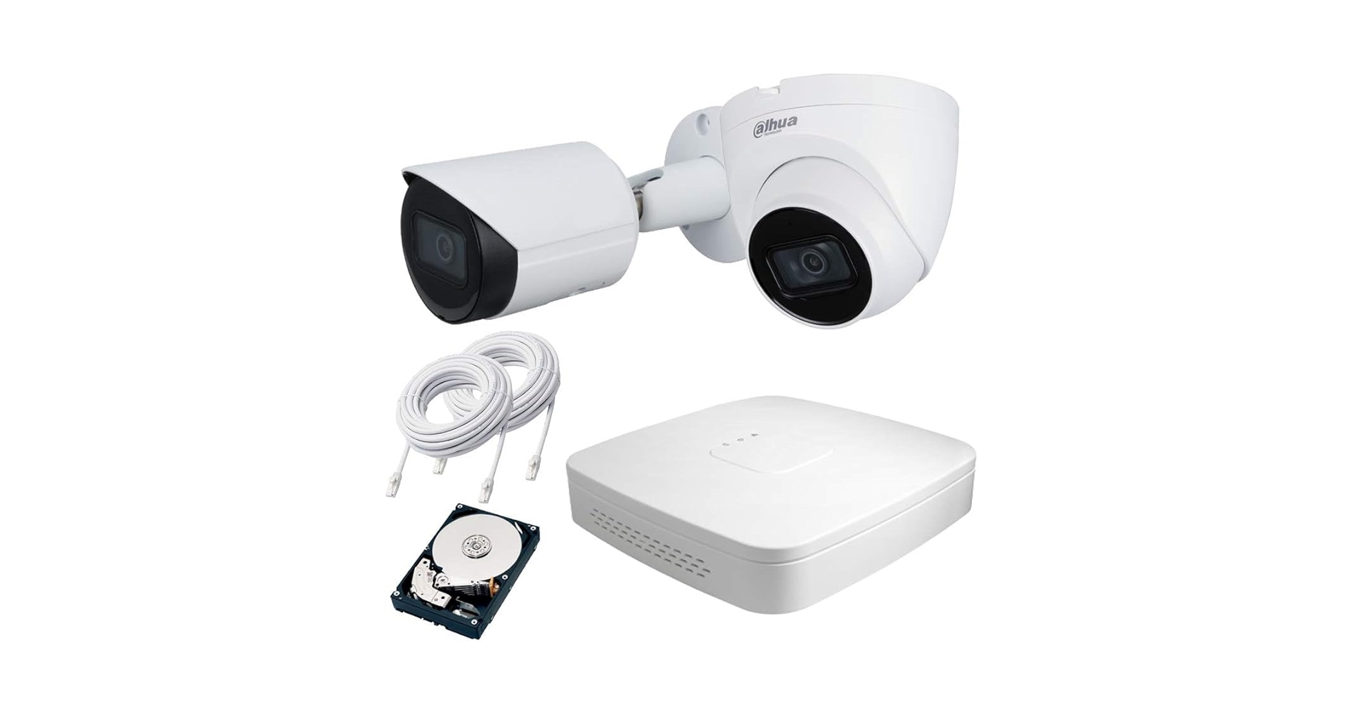 Amazon.co.jp: DAHUA(ダーファ) 500万画素 防犯カメラセット IP 屋内