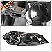 Auto Dynasty Headlights Assembly Compatible with 2006-2016 Chevy Impala/Impala Limited Monte Carlo, Driver and Passenger Side Halogen Headlamps Replacement, Black Housing Clear Corner