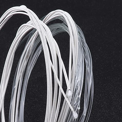Muzcym 6Pcs Classical Guitar Strings Nylon Guitar Strings 028-043, Silver Plated Wound, Nylon Strings Core #TOP5