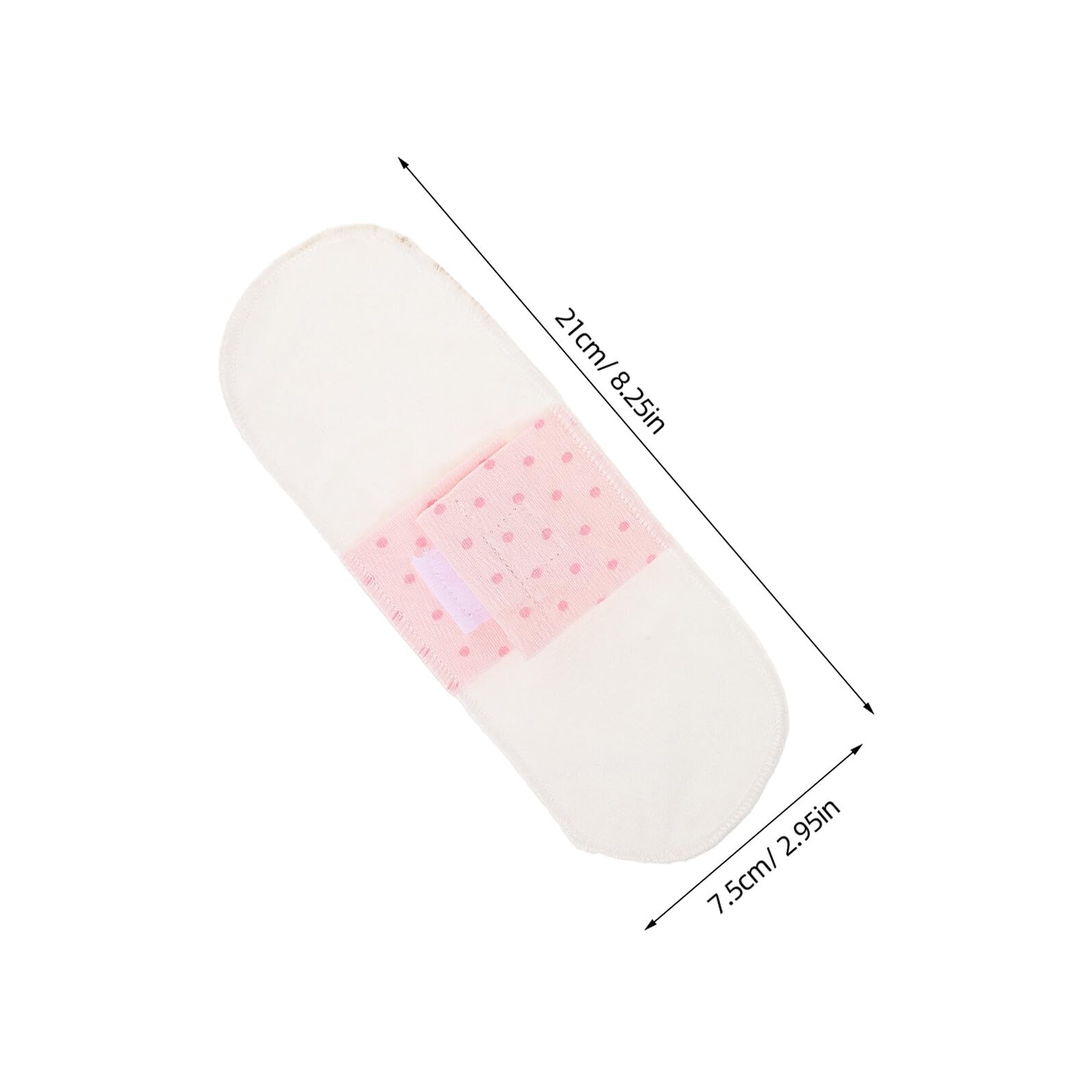 6piezas Compresas Lavables de Algodón Compresas Reutilizables para Uso Diario para Maternidad y Posparto Unidades