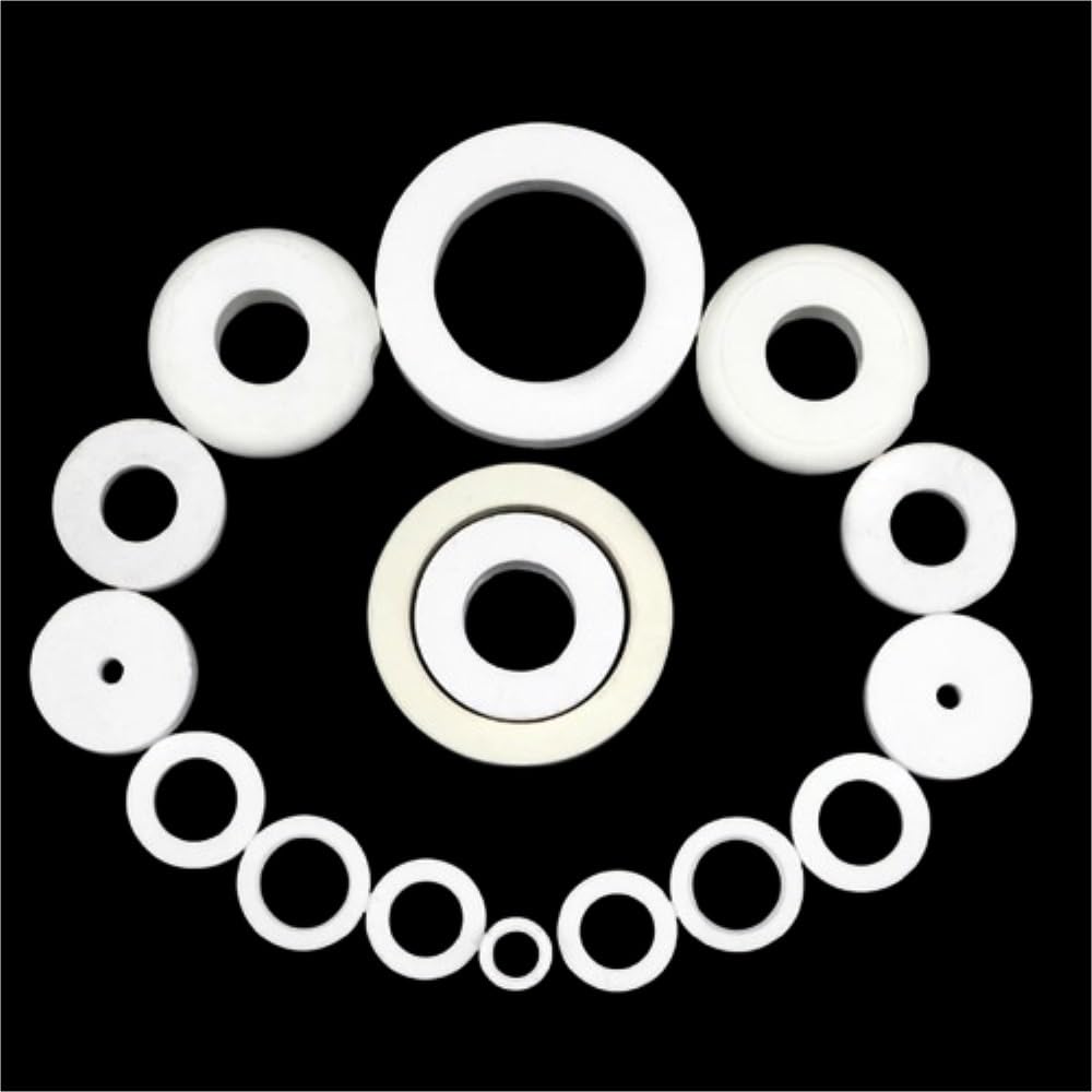 Lot de 2 rondelles en porcelaine aux propriétés antistatiques OD 17,9/18,3/18,8 mm, joints ronds à haute dureté for moteurs automobiles(17.9x5.9x0.5mm)