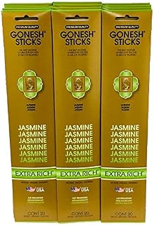 Gonesh Sticks Jasmine 12 Pack (20 Sticks/Pack)