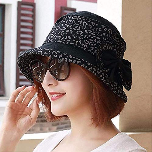Chapeau mode mince en coton avec visière solaire intégrée