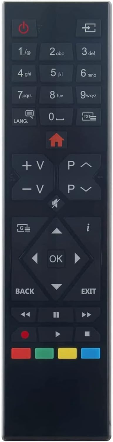 Riry RC39105 Universal Remote Control, Replaces Hitachi, Bush, Telefunken, Finlux, Edenwood, Grandin, Prosonic