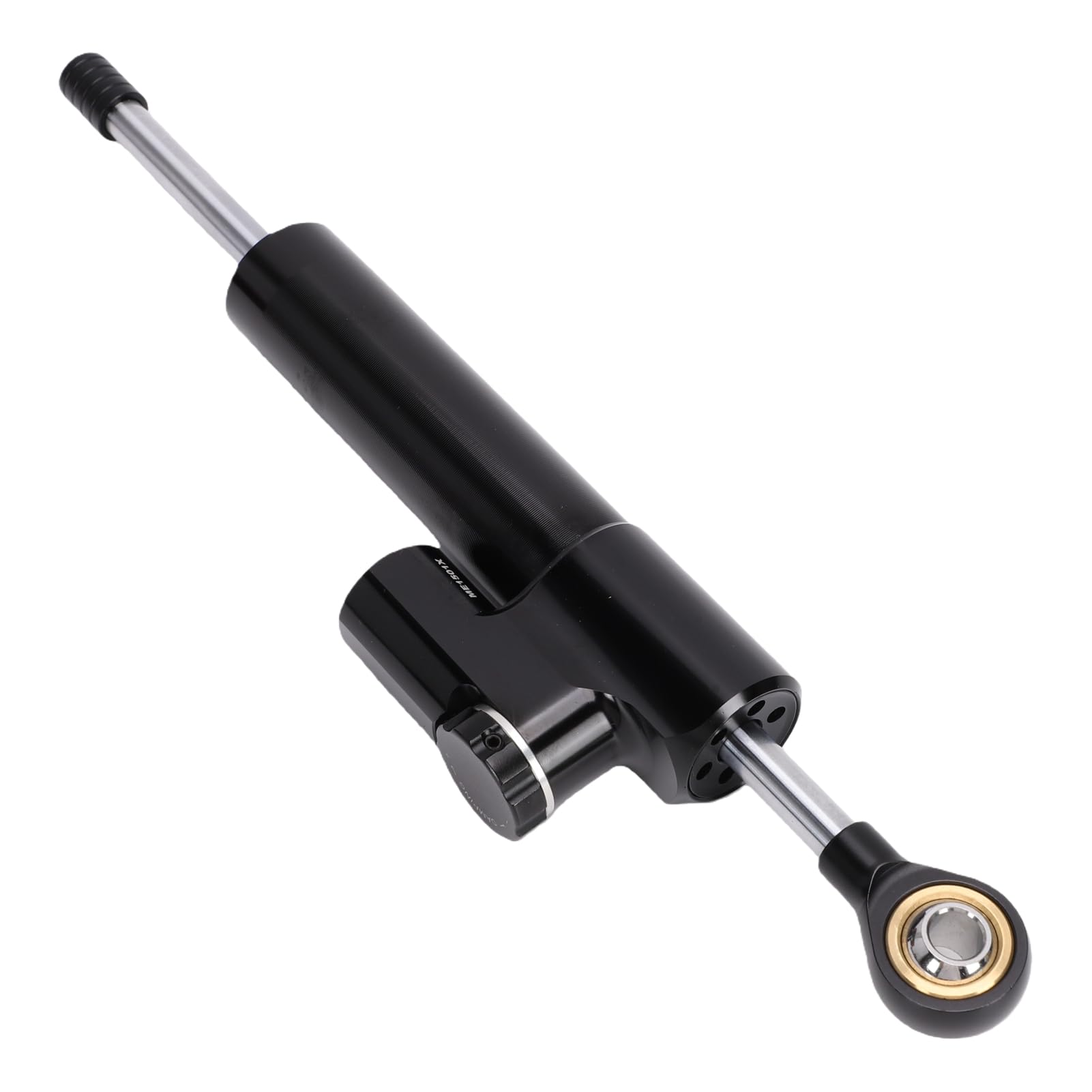Aramox Uniwersalny Amortyzator Kierownicy Motocykla, 10,2 Cala (BLACK)