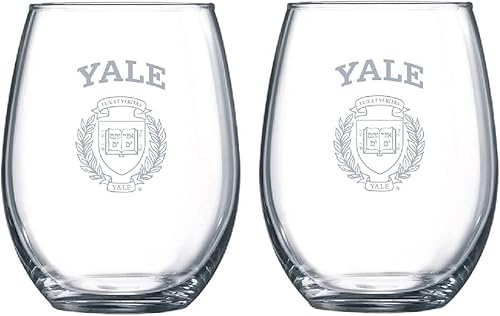 Miniatura 4 de Juego de 2 copas de vino o bebidas con logotipo de escarcha satinada grabada (Nebraska)