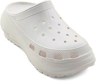 Liberty A-HA LB418-1E Clogs for Women, Pink & White - Casual Slip-on Clogs/Sandals Slip-On Footwear, Lightweight EVA Sole,... Price In India