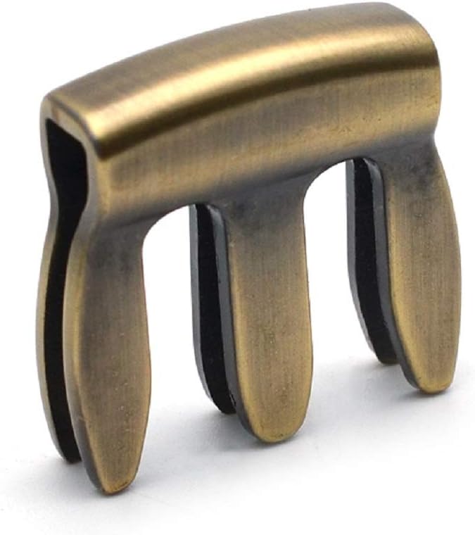 Stop Watt Chienti - Violin Mute Viola Practice Metal Mute Fiddle Silencer 3 Prong Violin Practice Mute Durable Violin Parts & Accessories