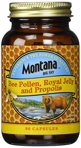 Montana Big Sky, Bee Pollen Royal Jelly And Propolis Capsules, 90 Count (Pack Of 12) #TOP25