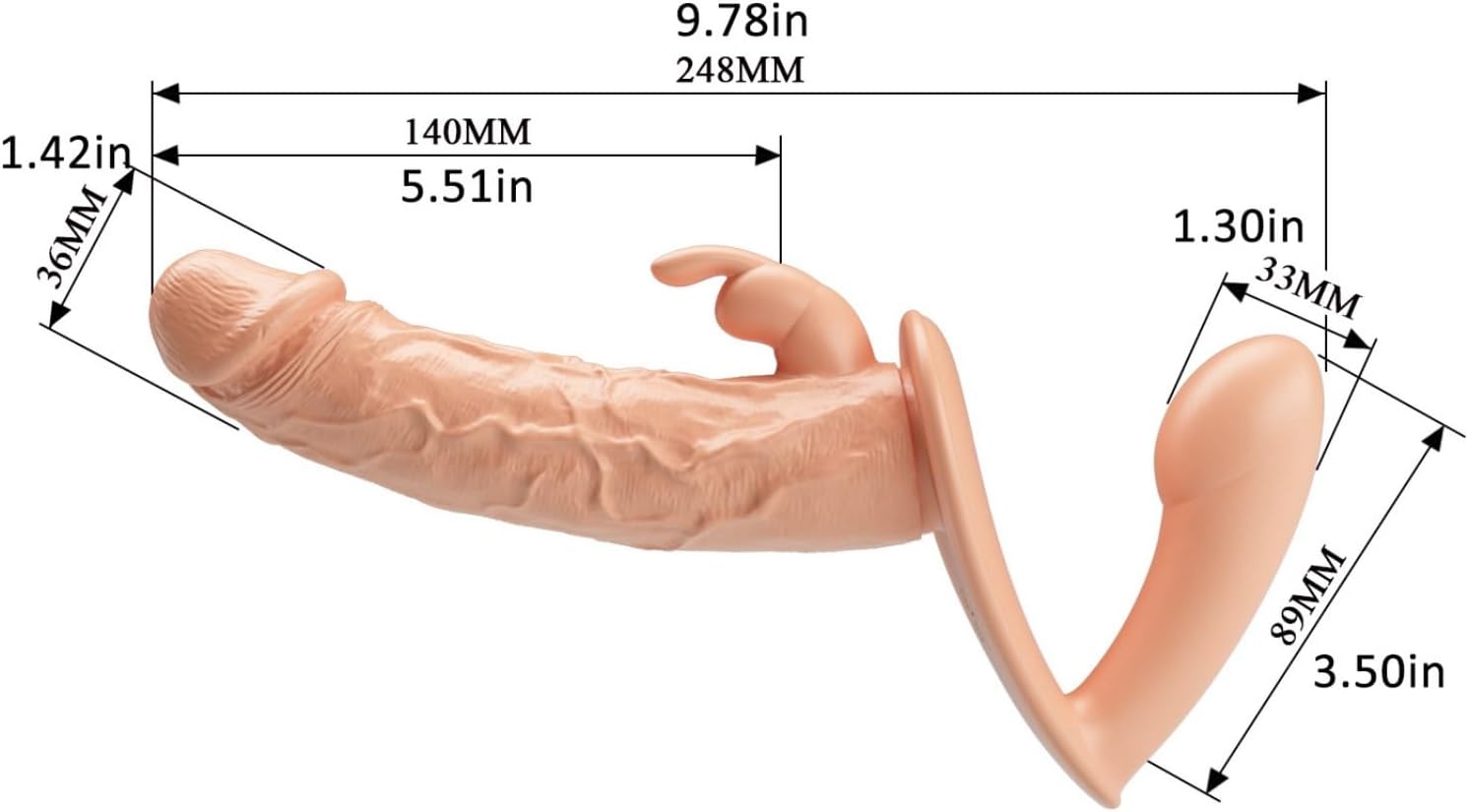 Harness Strap On Dildo Toy Women Penis, Wearable Pegging Big Dildo Realistic Thick Adult Sex Toy for Lesbian