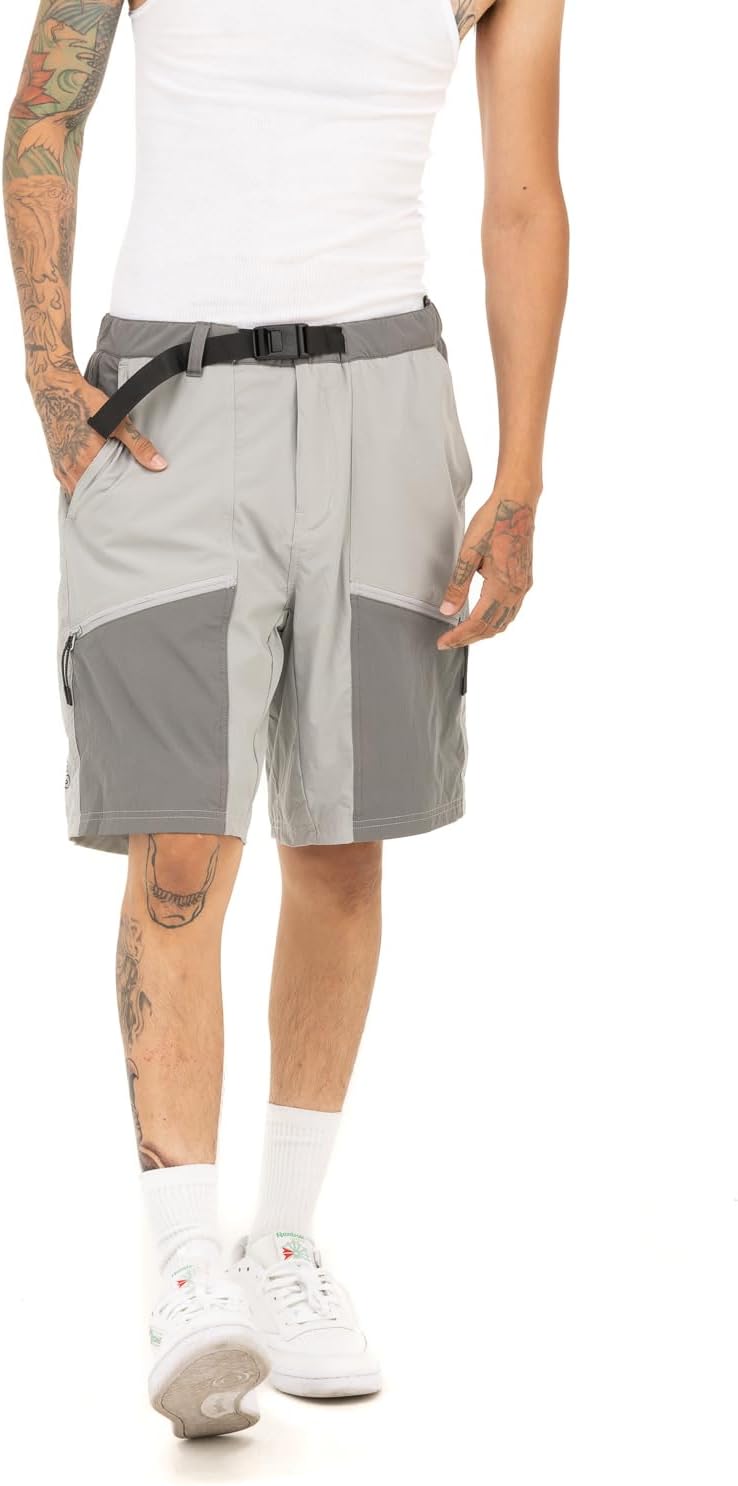 Pro Club Men's Performance Stretch Nylon Hiking Short - 9 Inch Inseam