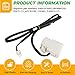 EBF61674802 EBF60665201 Washer Lid Lock Switch NEW OEM Replacement Part by Techecook - Replacement for L-G and Ken more Washing Machine - Replaces PS8751171, AP5785599, 2703681, EAP8751171