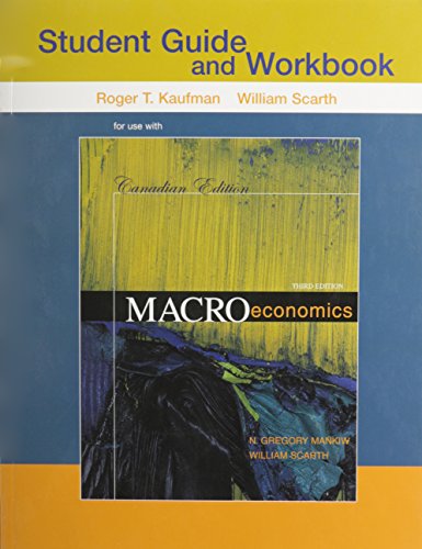 Macroeconomics: Canadian Edition Study Guide 1429203986 Book Cover