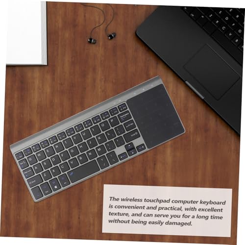Clavier sans fil bureau et PC portable compact avec pavé tactile