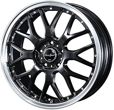 Compatible model Toyota Alphard 30 series 18 in vehicles 2015- YOKOHAMA ADVAN FLEVA V701 235/50R18 4 summer tire and wheel set Aluminum Wheels BLEST Eurosport Type 815_Gloss Black 7.0-18 5/114