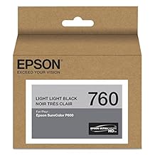 إبسون T760920 UltraChrome HD Light أسود حبر خرطوشة قياسي