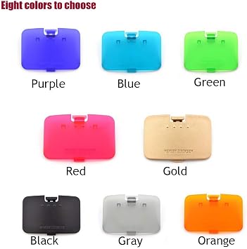 Replacement Battery Back Cover Case Door Lid for N64 (Gray)