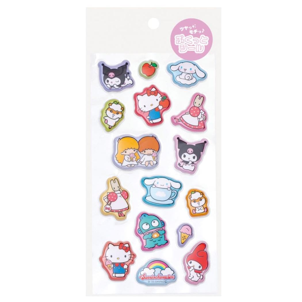 Amazon.co.jp: サンリオキャラクターズ[シールシート]ぷくっとシール