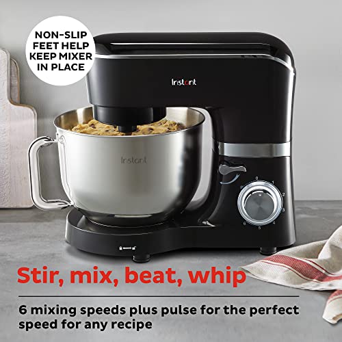 Instant Pot 6-Speed 6.3-Qt Stand Mixer with Stainless Steel Bowl, Base Black by Instant Pot - Image 4
