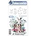 Art Impressions Watercolor Cling Rubber Stamp Bunnies