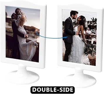 20 Pack Double Sided Standing Picture Frames 4 x 6 Inch