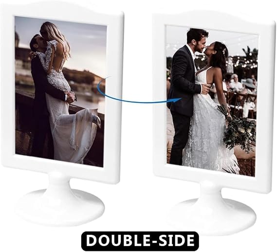 20 Pack Double Sided Standing Picture Frames 4 x 6 Inch