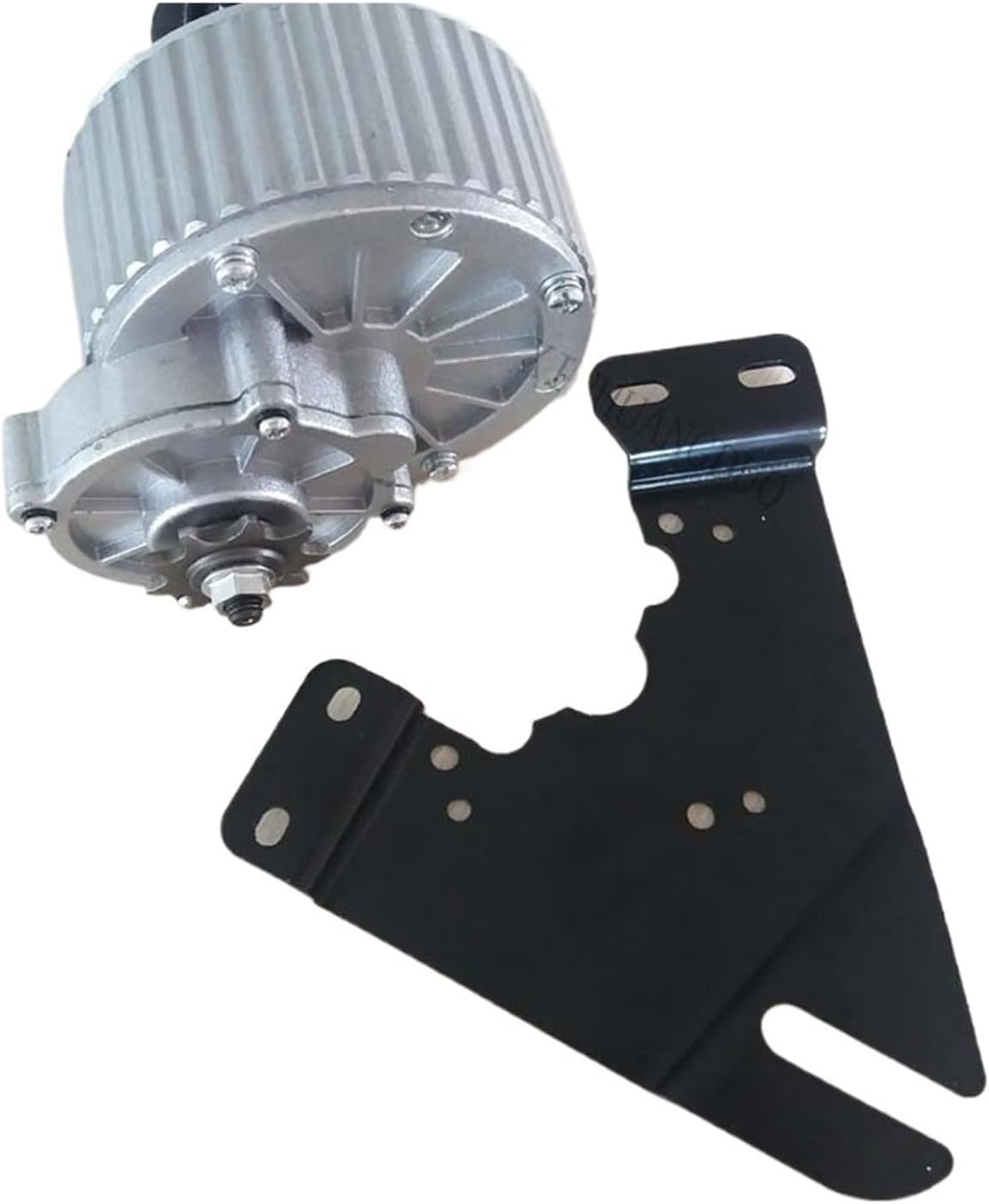 450W 24V 36V DC Gear Brushed Motor Electric Bicycle Engine Brushed DCMotor Electric Conversion MY1018 + Bracket(24V)