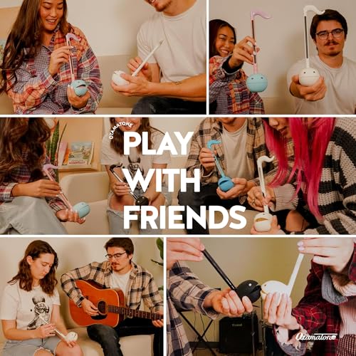 Otamatone Regular Strawberry, Japanisch Elektronisches Musik Instrument, Tragbar Digitale Musikinstrumente Synthesizer, Kinder Teenager Erwachsene, Spaß Coole Geburtstag Weihnachten Geschenk Spielzeug