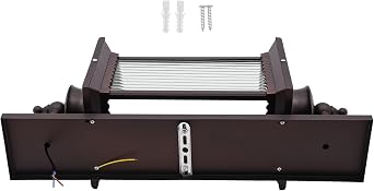 24*58cm Outdoor Wall Lights Aluminum Black Wall Lantern Porch Light for Entryway Doorway, Outdoor Wall Lantern with Anti-Rust Wall Sconce Light Fixture with Clear Glass Shade, Matte Black [Energy Class A]