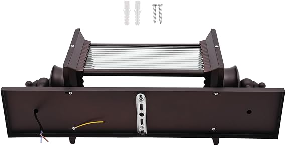 24*58cm Outdoor Wall Lights Aluminum Black Wall Lantern Porch Light for Entryway Doorway, Outdoor Wall Lantern with Anti-Rust Wall Sconce Light Fixture with Clear Glass Shade, Matte Black [Energy Class A]