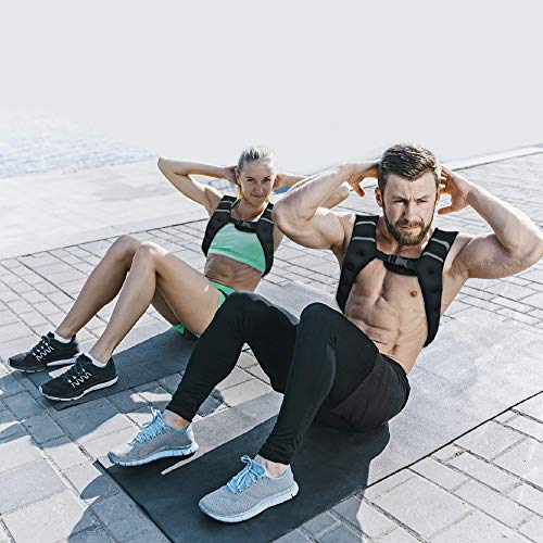 Adurance Weighted Vest Workout Equipment, 14lbs Body Weight Vest for Men, Women, Kids (14 Pounds, 6.35 KG)