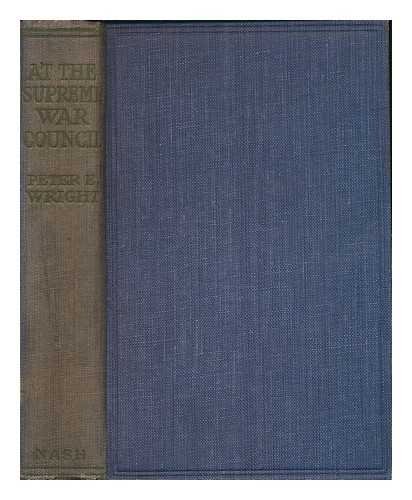 At the Supreme War Council B0008566SW Book Cover