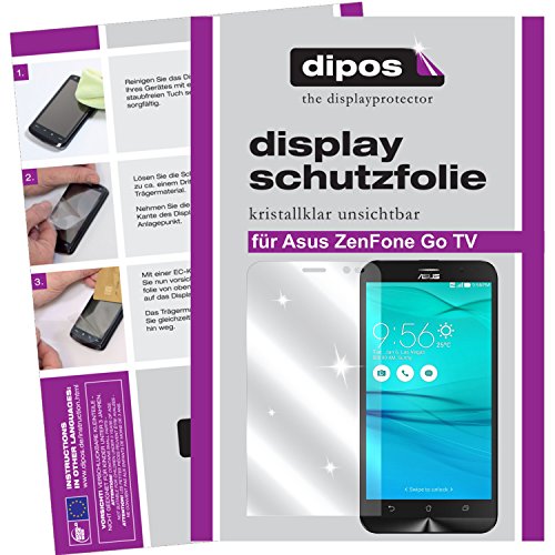 dipos Films de protection d'écran cristallins pour différents modèles Asus Asus ZenFone Go TV Lot de 6